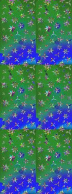 Çiçek arkaplanlı soyut zarafet eskiz deseni. Raster Güzel kumaş deseni.