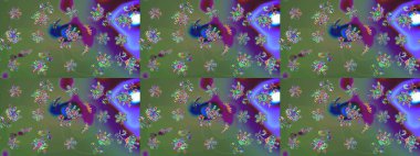 Kar tanesi süsleme deseni. Kar taneleri arka planda. Kar taneleri deseni. Arkaplanda soyut kar taneleri olan düz tasarım. Raster illüstrasyonu.