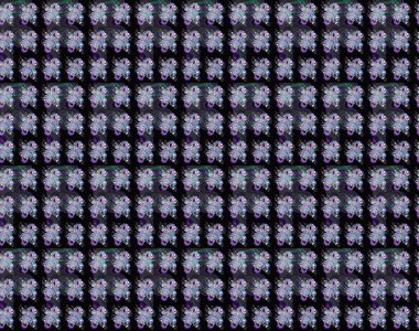 Çiçek desenli eskiz. Gömlek baskısı için çiçek boyası. Siyah ve mavi renkte çiçekler.