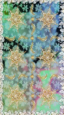 Paisleys zarif çiçek desenli arkaplan duvar kâğıdı çizimi klasik stil, modern 3D çizgili sanat eseri altın ve nötr desenli çiçek yaprakları ve süslemeleri..