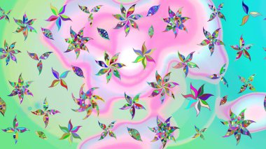 Şekil verilmiş çiçeklerle eskiz deseni. Çiçek deseni duvar kağıdı, desen dolguları ve web sayfası arka planı için kullanılabilir. Süslü zentangle çizim dokusu, soyut çiçeklerle süslenmiş..