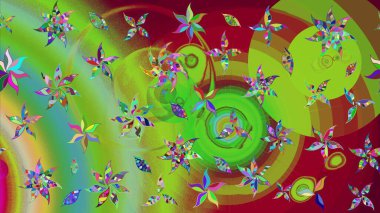 Parlak elementlerin. El çizimi Raster çizimi. Çizim çiçek deseni duvar kağıdı, web sitesi arkaplanı, paket kağıdı, davetiye, broşür, pankart veya web sitesi için kullanılabilir.