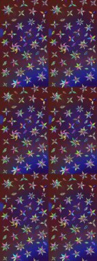 Sketch decorative background, flower mandala. Raster illustration. Flower. On violet and purple colors.