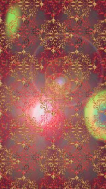 Kahverengi, pembe ve bej renklerde bahar çiçekleri. Yaprak ve çiçeklerin suluboya resimleri, kahverengi, pembe ve bej renkler üzerine çizimler. Raster illüstrasyonu.