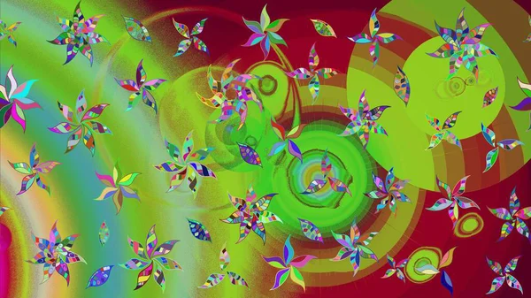 Parlak elementlerin. El çizimi Raster çizimi. Çizim çiçek deseni duvar kağıdı, web sitesi arkaplanı, paket kağıdı, davetiye, broşür, pankart veya web sitesi için kullanılabilir.