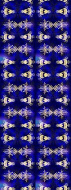 Kar tanesi rengarenk desen. Soyut kar taneleri arkaplanda izole edilmiş düz dizayn. Raster illüstrasyonu. Raster kar taneleri arka planda. Kar taneleri deseni.