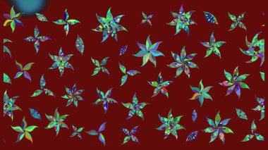 Küçük çaplı çiçeklerdeki basit şirin desenler. Tekstil veya kitap kapakları, imalat, duvar kağıtları, baskı, hediye paketi ve yapıştırma kitabı için çiçek eskizi geçmişi. Raster illüstrasyonu.