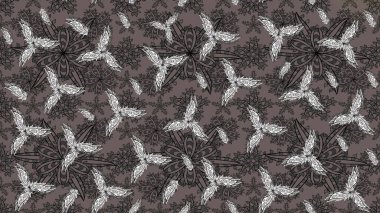 Robot resim. Küçük çiçekte güzel bir desen. Motley illüstrasyonu. Moda baskıları için zarif bir şablon. Çiçekli bahar çiçekleri. Küçük renkli çiçekler..