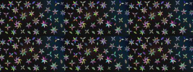 Küçük çiçekteki sevimli çiçek deseni. Güzel karalamalı çiçek desenli çizim. Güzel kumaş deseni. Raster illüstrasyonu.