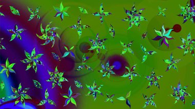 Renkli Bahar Teması eskiz kalıbı. Çocuk stili. Çiçekli eskiz arkaplanı. Düz Çiçek Elementleri Tasarımı.