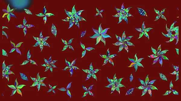 Küçük çaplı çiçeklerdeki basit şirin desenler. Tekstil veya kitap kapakları, imalat, duvar kağıtları, baskı, hediye paketi ve yapıştırma kitabı için çiçek eskizi geçmişi. Raster illüstrasyonu.