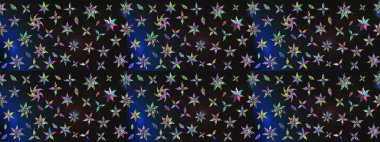 Çocuk stili. Renkli Bahar Teması eskiz kalıbı. Düz Çiçek Elementleri Tasarımı. Çiçekli çizim raster arkaplanı.