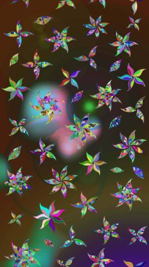 Çizim çiçek deseni duvar kağıdı, web sitesi arka planı, ambalaj kağıdı, davetiye, broşür, afiş veya web sitesi için kullanılabilir. Karalama elementleri. El çizimi Raster illüstrasyonu.