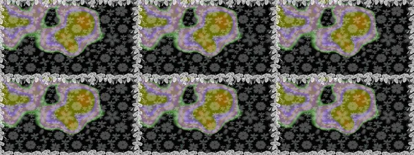Kusursuz raster arka plan. Çiçek deseni. Kahverengi ve bej renklerde altın elementler. Şık bir grafik desen. Duvar kâğıdı barok, İspanyol kumaşı.