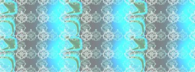 Mavi, nötr ve gri renklerde çiçeklerle kusursuz çiçek deseni. Çiçekler suluboya tarzında mavi, nötr ve gri renklerde.