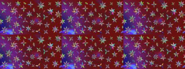 Güzel kumaş deseni. Düz Çiçek Elementleri Tasarımı. Raster illüstrasyonu. Zentangle soyut çiçekleri. Karalama çiçeği. Renkli Bahar Teması çizim şablonu.