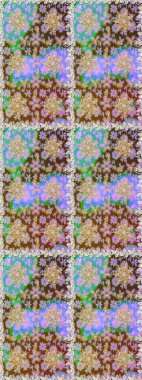 Tarafsız ve kahverengi renklerde desen. Kına dövmeli süs çiçekleri, altın çıkartmalar, mehndi ve yoga tasarımı, kartlar ve parmak izleri. Raster altın mehndi.