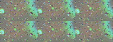 Flowers on gray and beige colors. Cute flower raster pattern. Flat Flower Elements Design. Colour Spring Theme sketch pattern Background.