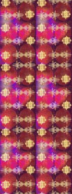 Kumaş veya Duvar Kağıdı Tasarımı. Raster illüstrasyonu. Lace Snowflakes 'in etnik kökü. Stilize Çiçekler. Tekstil için Lacy Fashion Print. Mandalas 'ın dekoratif dokusu. Halk Biçimi.