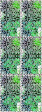 Düz Çiçek Elementleri Tasarımı. Şirin çiçek elementleri. Kusursuz desenli, modaya uygun kumaş deseni. Renkli Bahar Temalı Kusursuz Arkaplan. Raster illüstrasyonu.