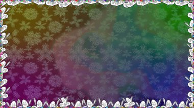 Yaprak ve çiçeklerin suluboya resimleri, yeşil renklerde kusursuz desenler. Yumuşak, yeşil renkli bahar çiçekleri. Raster illüstrasyonu.