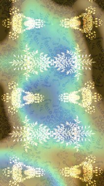 Yeni yıl tabelası. Raster illüstrasyonu. Kar tanesi kışı nötr, mavi ve kahverengi renklerde izole edilir. Noel tasarımı için. Kutlamanın sembolü. Tarafsız, mavi ve kahverengi simge silueti.