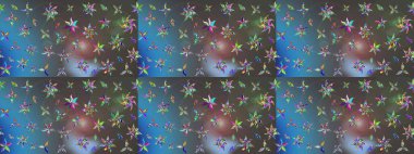 Yumuşak fayans. Yumuşak pamuk tasarımı. Klasik çiçek desenli. Raster 'ın taze dokusu. Paketleme, tekstil, duvar kağıdı için çiçek arkaplanı.