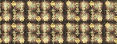 Abstract sketch pattern on brown, beige and neutral colors with bright flowers. Cute floral pattern in the small flower. Elegant raster texture with floral elements.