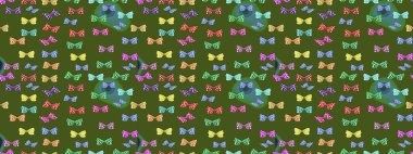 Kelebek yeşil ve nötr arka planda. Davetiye, kart ve parmak izi için basit kadınsı bir model. Robot resim. Raster illüstrasyonu.