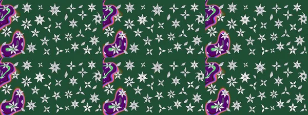 Raster Şirin kumaş deseni. Düz Çiçek Elementleri Tasarımı. Eskiz klasiği. Renkli Bahar Teması çizim şablonu.