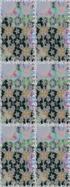 Çiçeksiz desenlerin resmi. Vadinin gri renkli çiçekleri.