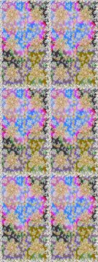 Raster golden pattern. Seamless textured curls. Oriental style arabesques golden pattern on a neutral and gray colors with golden elements.