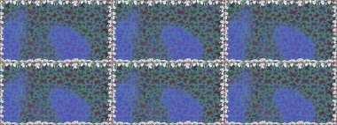 Mavi renkli illüstrasyon. Raster. Kıyafetler, erkekler, kızlar ve duvar kağıtları için soyut, pürüzsüz desen. Kelebekli Raster.