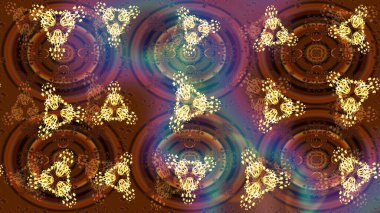 Kar taneleri deseni. Soyut kar taneleri arkaplanda izole edilmiş düz dizayn. Kar tanesi rengarenk desen. Raster illüstrasyonu. Raster kar taneleri arkaplanı.