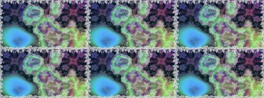 Miles Fleur, süslü püslü bir süs. Tomurcukları papatya çiçekleri olan sevimli bir çiçek deseni. Kumaş, tekstil, duvar kağıdı baskısı için. Eski usul. Kusursuz bir geçmişi var. Raster illüstrasyonu.