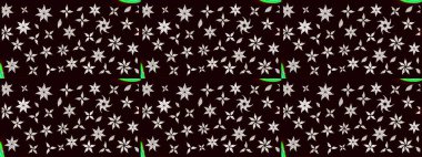 Raster. Renkli Bahar Teması eskiz kalıbı. Düz Çiçek Elementleri Tasarımı.