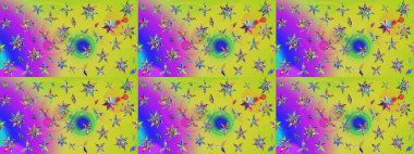 Bahar mevsimi. Raster güzel bir çiçek deseni çizmiş. Nazik romantik baskı. Tatil havası..