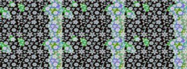 Soyut etnik raster çizim kalıbı. Kabile sanatı boho baskısı, klasik çiçek arkaplanı. Arkaplan dokusu, duvar kağıdı, gri ve nötr renklerde çiçek teması.