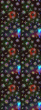 Karalama elementleri. Çizim çiçek deseni duvar kağıdı, web sitesi arka planı, ambalaj kağıdı, davetiye, broşür, afiş veya web sitesi için kullanılabilir. El çizimi Raster illüstrasyonu.