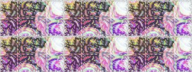 Raster Çiçek İllüstrasyonu güzel tekstil. Tarafsız ve gri renklerde etnik çiçeklerle kusursuz bir desen..