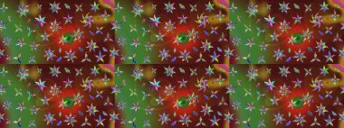 Nazik, narin çiçek arkaplanı. Renkli çiçekler. Raster çiçek desenli ve çiçekli..