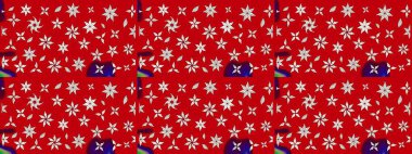 Colour Summer Theme sketch pattern Background. Flat Flower Elements Design. Trendy sketch Floral Pattern In Raster illustration. Beautiful fabric pattern.