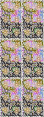 Gri ve nötr renklerde altın elementlerle kusursuz desen. Kusursuz altın desen. Raster doğulu süsü.