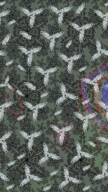 Simple cute pattern in small-scale flowers. Raster illustration. Floral sketch background for textile or book covers, manufacturing, wallpapers, print, gift wrap and scrapbooking.