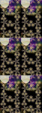 Kar taneleri deseni. Raster illüstrasyonu. Kar tanesi süsleme deseni. Arkaplanda soyut kar taneleri olan düz tasarım. Kar taneleri arkaplanı.