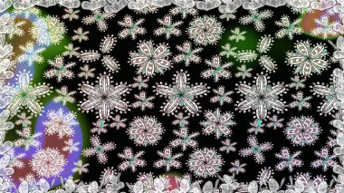 Kusursuz. Siyah ve nötr renklerde çiçekler. Raster illüstrasyonu. Şirin çiçek elementleri..