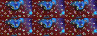 Tebrik kartı geçmişi, boyama kitabı, arkaplan ve tekstil için kullanılabilir. Etnik Mandala havlusu. Taslak süsleme izi. Raster Henna tarzı. Sınır Hindistan çiçek desenli paisley patentli.