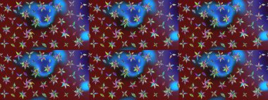 Tebrik kartı geçmişi, boyama kitabı, arkaplan ve tekstil için kullanılabilir. Etnik Mandala havlusu. Taslak süsleme izi. Raster Henna tarzı. Sınır Hindistan çiçek desenli paisley patentli.