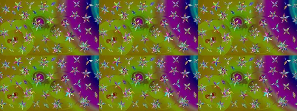 Nazik romantik baskı. Raster güzel bir çiçek deseni çizmiş. Tatil havası. Bahar mevsimi.