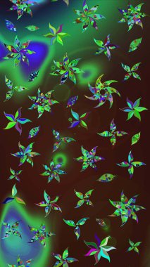 Güzel eskiz şekli. Raster çiçekli arka plan. Yazdır. Güzel kumaş deseni. Renkli Yaz Temalı eskiz kalıbı. Düz Çiçek Elementleri Tasarımı.